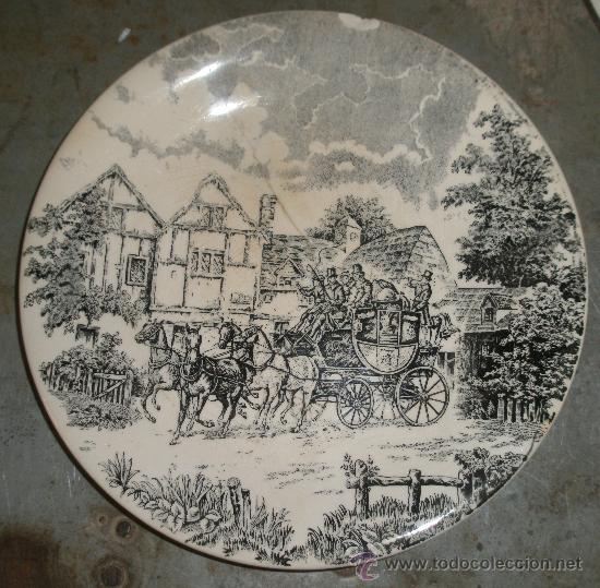 Antig&uuml;edades: Plato de 23 cms. de di&aacute;metro. San Claudio. - Foto 1