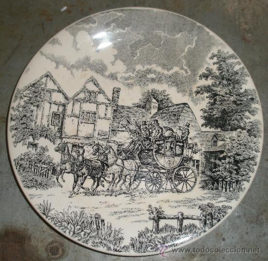 Antig&uuml;edades: Plato de 23 cms. de di&aacute;metro. San Claudio. - Foto 1