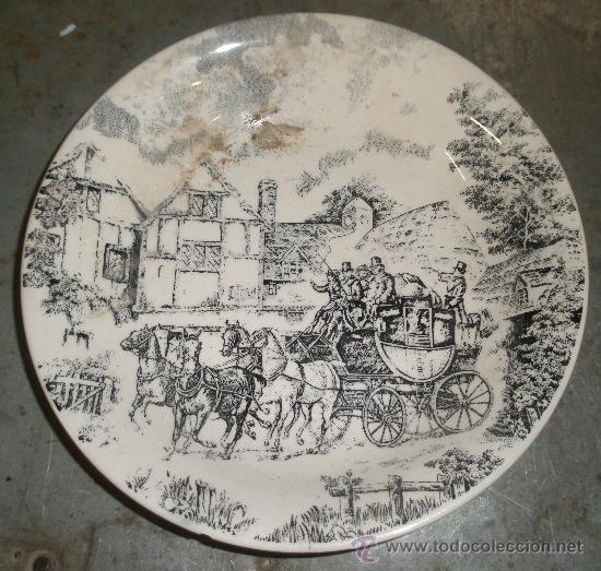 Antig&uuml;edades: Plato hondo de 20 cms. de di&aacute;metro. San Claudio. - Foto 1