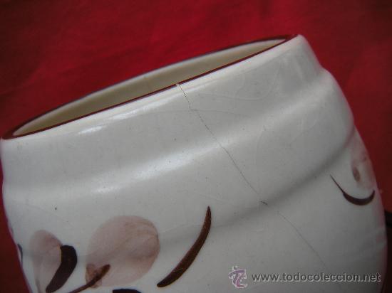 Antig&uuml;edades: TARRO ALBARELO DE COCINA PINTADO A MANO - Foto 3