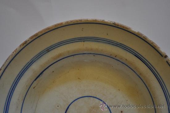 Antig&uuml;edades: Plato de ceramica - Foto 2