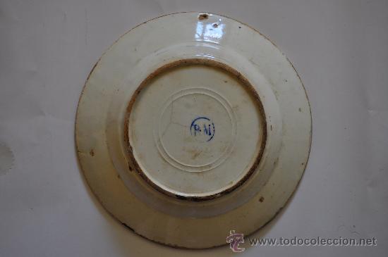 Antig&uuml;edades: Plato de ceramica - Foto 4