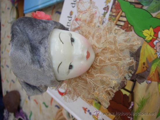 Antig&uuml;edades: BUSTO DE ARLEQU&Iacute;N  14 CMS, CON MARCA EN LA BASE. - Foto 2