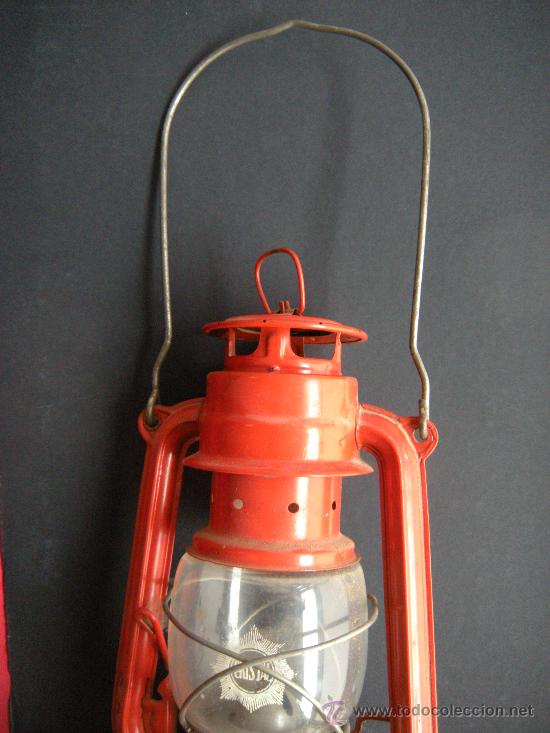 Antig&uuml;edades: QUINQU&Eacute; ROJO L&acute;ABEILLE. FAROL - Foto 6