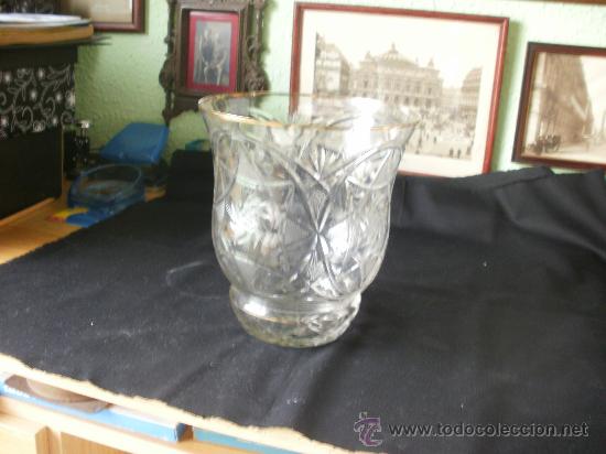 Antig&uuml;edades: Espl&eacute;ndido jarr&oacute;n en cristal tallado. - Foto 3