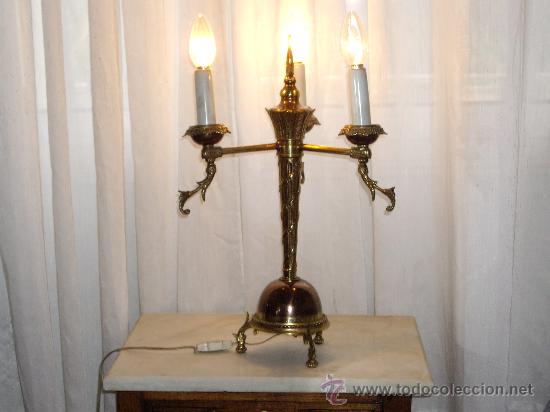 Antig&uuml;edades: DOS LAMPARAS DE MESA ESTILO MODERNISTA - Foto 4