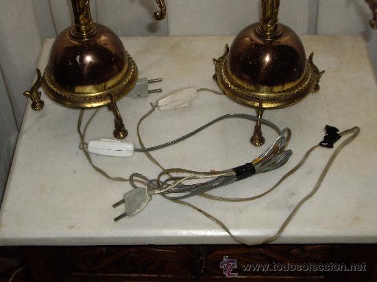 Antig&uuml;edades: DOS LAMPARAS DE MESA ESTILO MODERNISTA - Foto 5