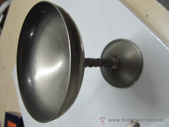 Antig&uuml;edades: Cubiertos y copa de plata antiguo - Foto 2