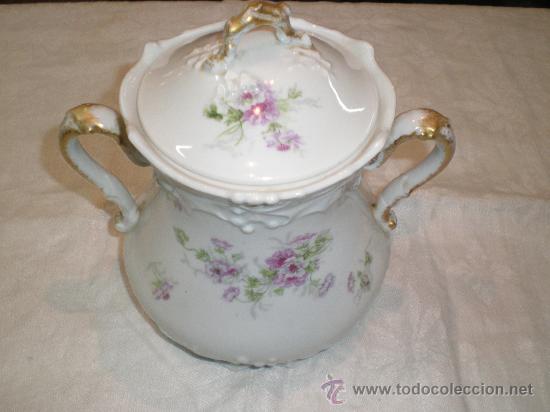 Antig&uuml;edades: gran azucarero en porcelana - Foto 1