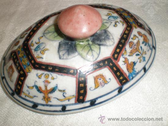 Antig&uuml;edades: pequena sopera de porcelana - Foto 2
