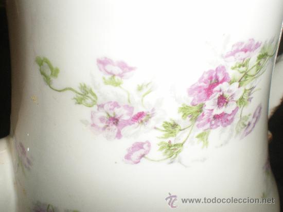 Antig&uuml;edades: tetera en porcelana de gran tama&ntilde;o - Foto 2