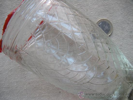 Antig&uuml;edades: FLORERO DE CRISTAL CON RELIEVES - Foto 3