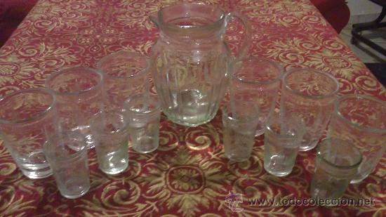 Antig&uuml;edades: JARRA Y VASOS ANTIGUOS - Foto 1