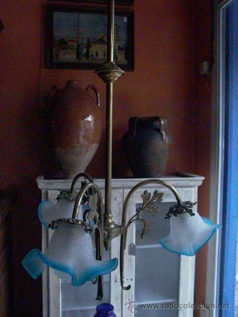 Antig&uuml;edades: PRECIOSA LAMPARA MODERNISTA - Foto 1