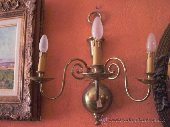 Antig&uuml;edades: GRAN APLIQUE 3 BRAZOS HOLANDES - Foto 1