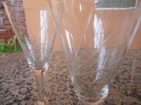 Antig&uuml;edades: PRECIOSAS Y ANTIGUAS 3 COPAS TALLADAS. - Foto 3