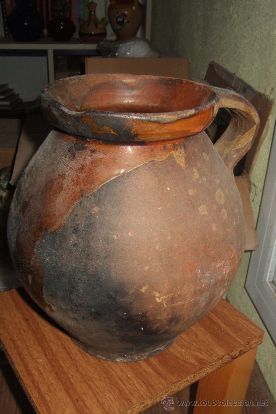 Antig&uuml;edades: OLLA - PUCHERO ANTIGUA GRANDE - Foto 1
