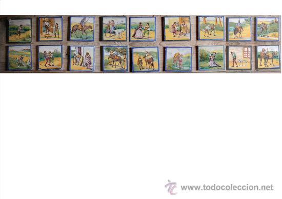 Antig&uuml;edades: Lote de azulejos de Manises - Foto 1