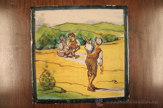 Antig&uuml;edades: Lote de azulejos de Manises - Foto 6
