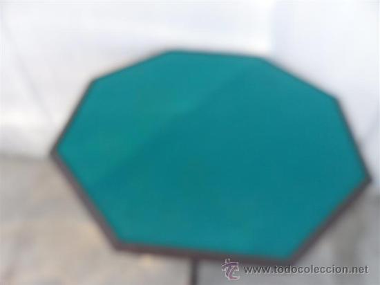 Antig&uuml;edades: mesa de juego de ajedrez y cartas - Foto 3