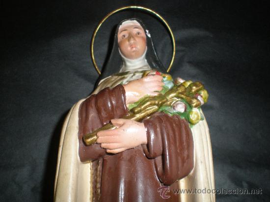Antig&uuml;edades: figura santo - Foto 2