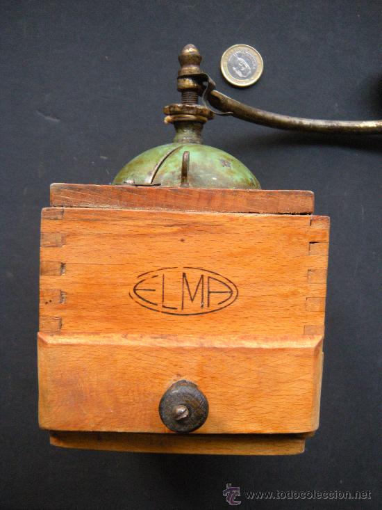 Antiquit&eacute;s: ANTIGUO MOLINILLO DE CAF&Eacute; ELMA EN MADERA