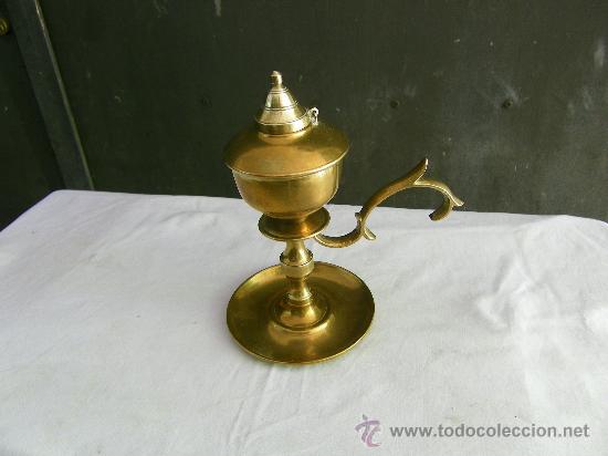 Antig&uuml;edades: LAMPARILLA  DE METAL - Foto 1
