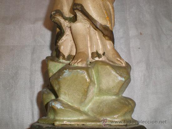Antig&uuml;edades: figura ni&ntilde;o en cruz - Foto 3