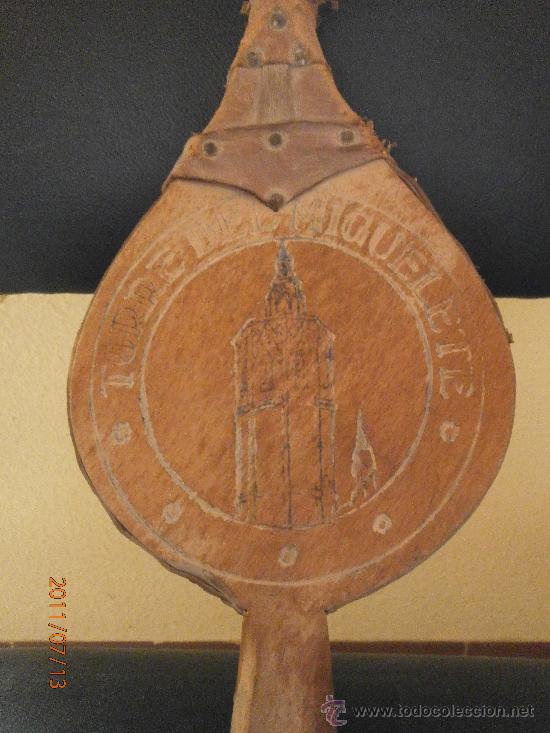 Antiques: ANTIGUO SOPLADOR CHIMENEAS. TIENE GRAVADA LA TORRE  DEL MIGUELETE