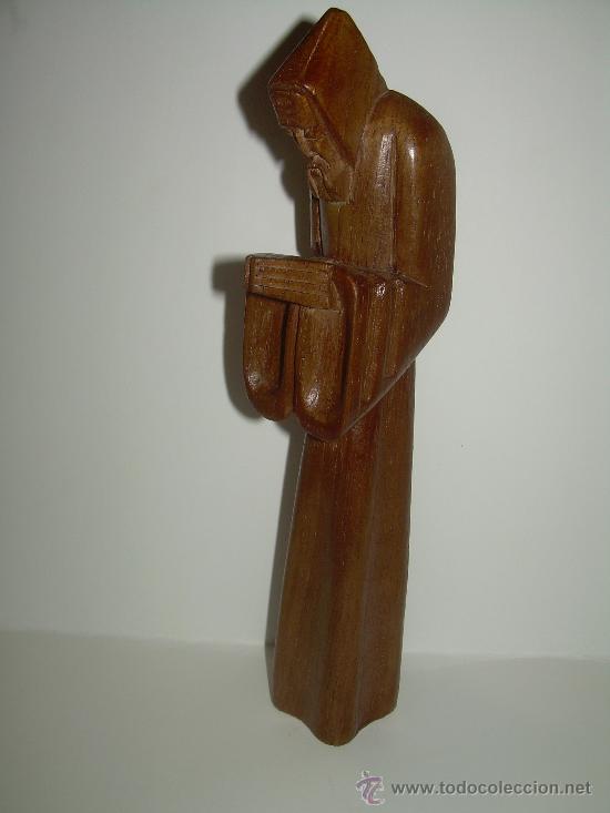 Antig&uuml;edades: ANTIGUA TALLA RELIGIOSA DE MADERA. - Foto 2