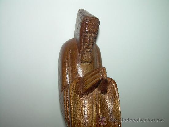 Antig&uuml;edades: ANTIGUA TALLA RELIGIOSA DE MADERA. - Foto 4