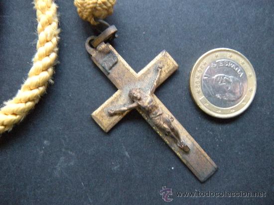Antig&uuml;edades: CRUZ CON CORD&Oacute;N - Foto 2