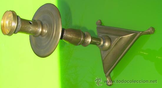 Antig&uuml;edades: ANTIGUO CANDELABRO BRONCE - Foto 3