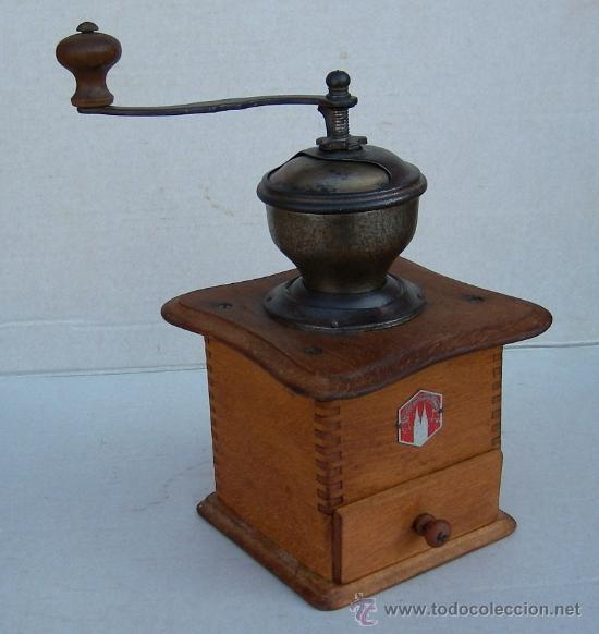 Antig&uuml;edades: molinillo de cafe antiguo, fabricacion alemana, mide 28 cm de alto ,,, mol365