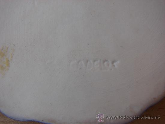 Antig&uuml;edades: PLACA DE CERAMICA DE SARGADELOS - Foto 2
