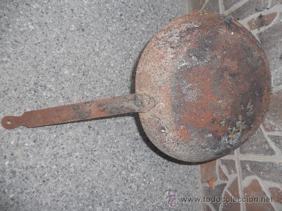 Antig&uuml;edades: ANTIGUA SARTEN DE HIERRO. - Foto 2