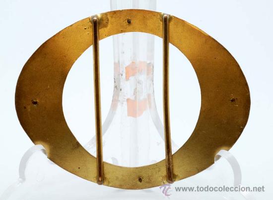 Antig&uuml;edades: Hebilla cinturon en bronce dorado y marquesitas finales S XIX - Foto 2