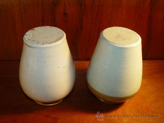 Antig&uuml;edades: DOS ORZAS CERAMICAS DE GRES - PEQUE&Ntilde;AS - DE COLECCION - 12 CM. - - Foto 5