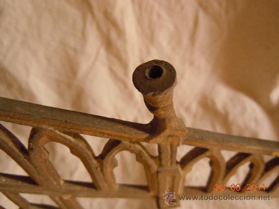 Antig&uuml;edades: CANDELABRO DE BRONCE 5 VELAS FINALES XIX - Foto 2
