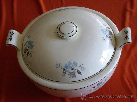 Antig&uuml;edades: SOPERA DE PORCELANA DE OVIEDO - Foto 3