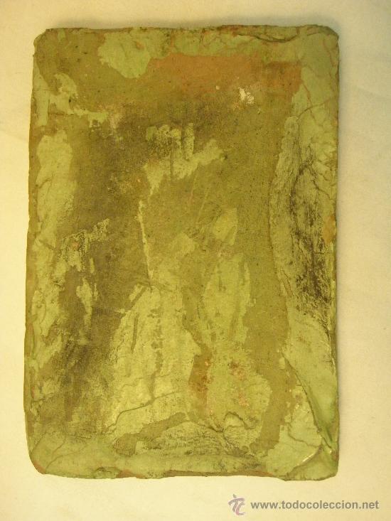 Antig&uuml;edades: RELIEVE DE VIRGEN SOBRE PLACA DE TERRACOTA - Foto 3
