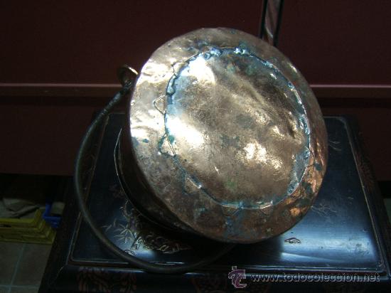 Antig&uuml;edades: pequela olla cobre - Foto 1