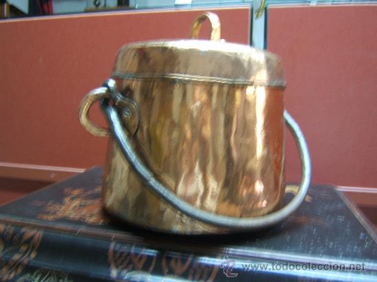 Antig&uuml;edades: pequela olla cobre - Foto 2