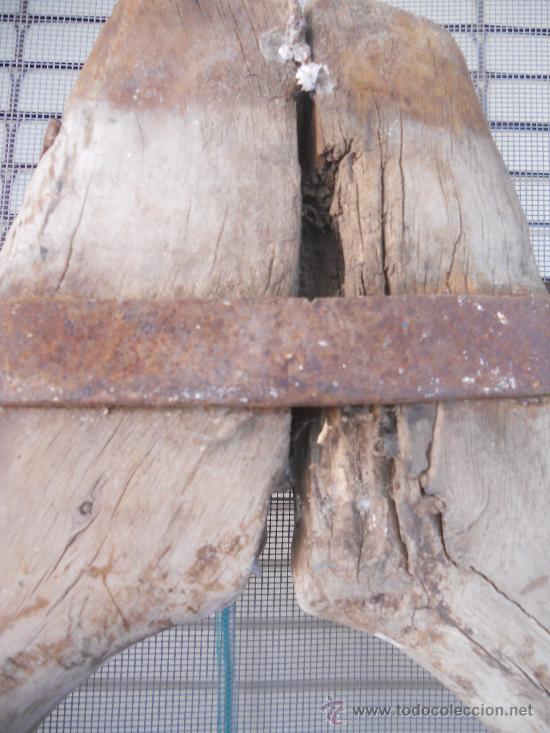 Antig&uuml;edades: ANTIGUO HORCATE DE MADERA. - Foto 2