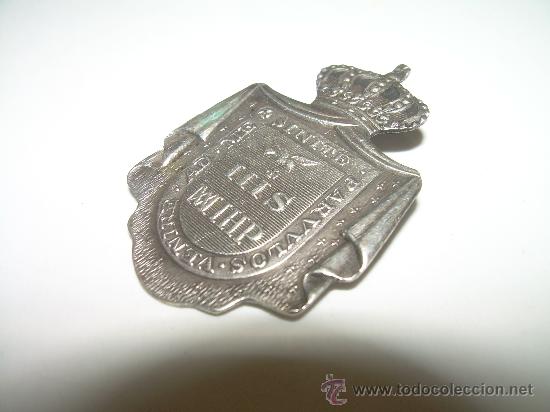 Antig&uuml;edades: ANTIGUA MEDALLA DE PLATA. - Foto 1