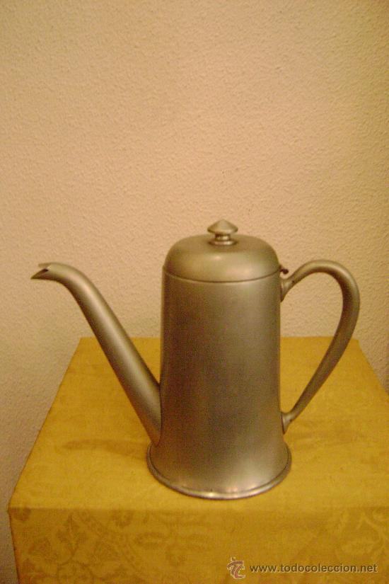 Antig&uuml;edades: CAFETERA DE ALPACA - Foto 1