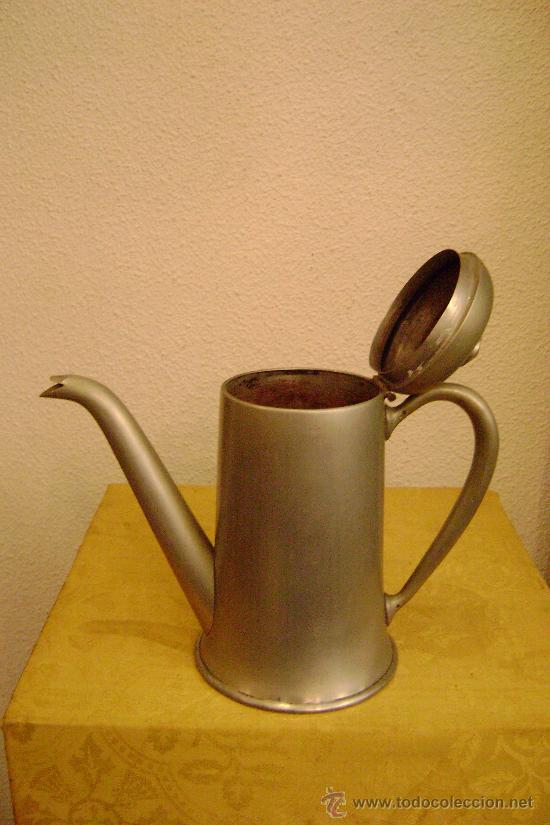 Antig&uuml;edades: CAFETERA DE ALPACA - Foto 2