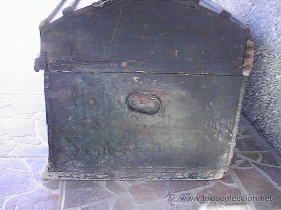 Antig&uuml;edades: ANTIQUISIMO BAUL EN MADERA. - Foto 7