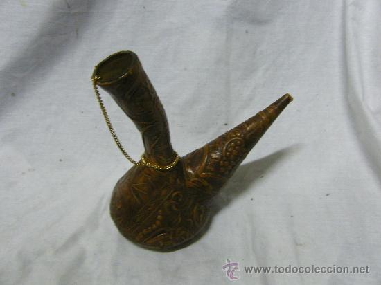 Antiquit&eacute;s: PORRON FORRADO EN PIEL