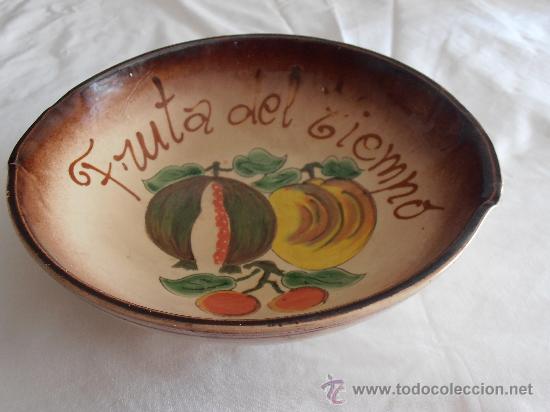 Antig&uuml;edades: FRUTERO, CENTRO DE MESA DE CERAMICA - Foto 3